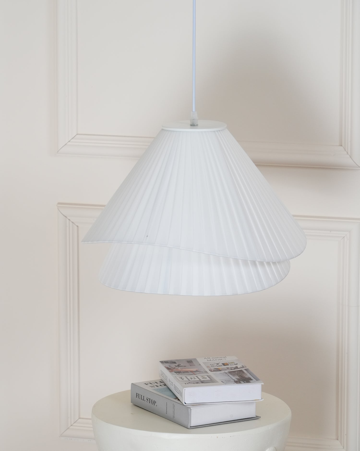 Tempo Pleated Pendant Light - Neutralighting
