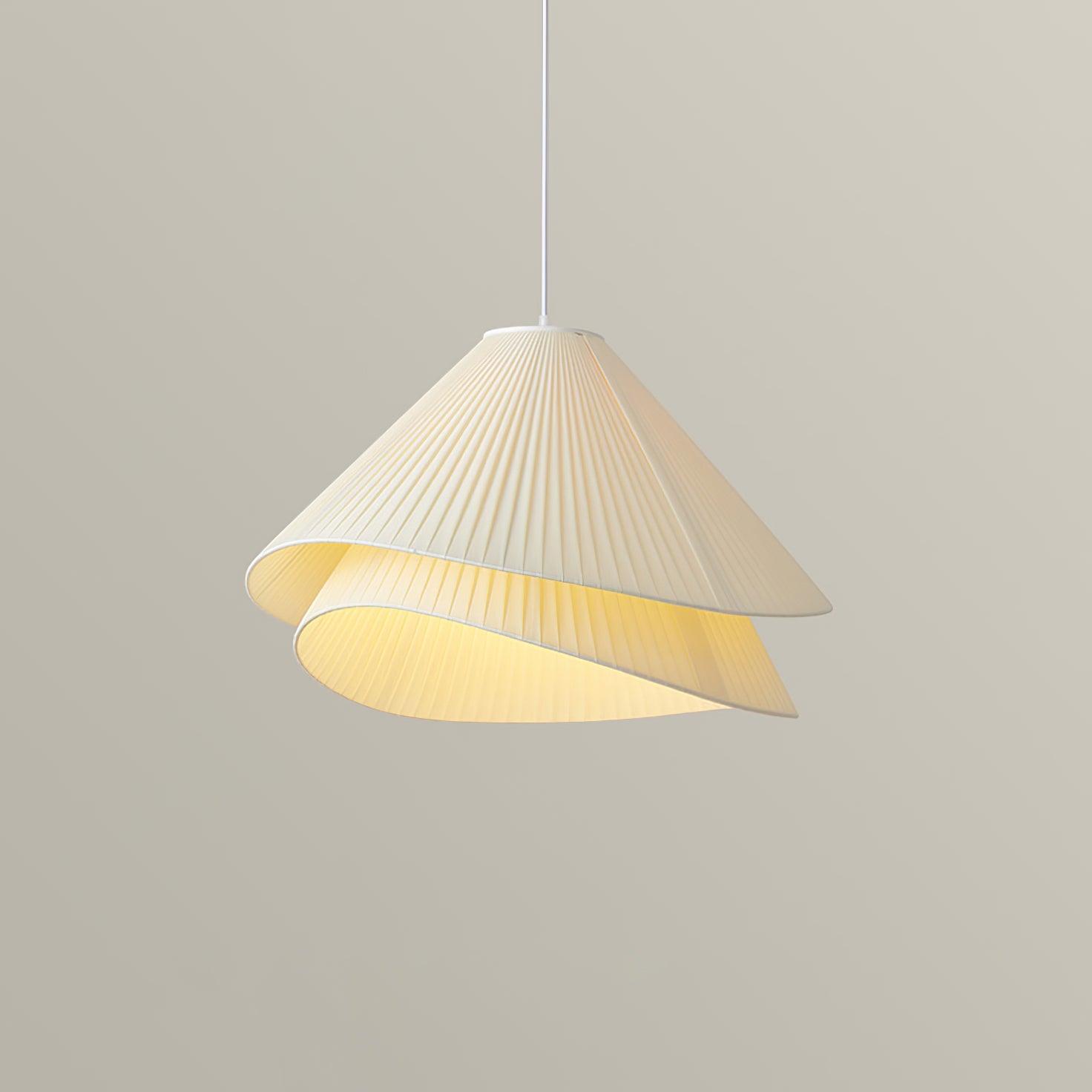 Tempo Pleated Pendant Light - Neutralighting