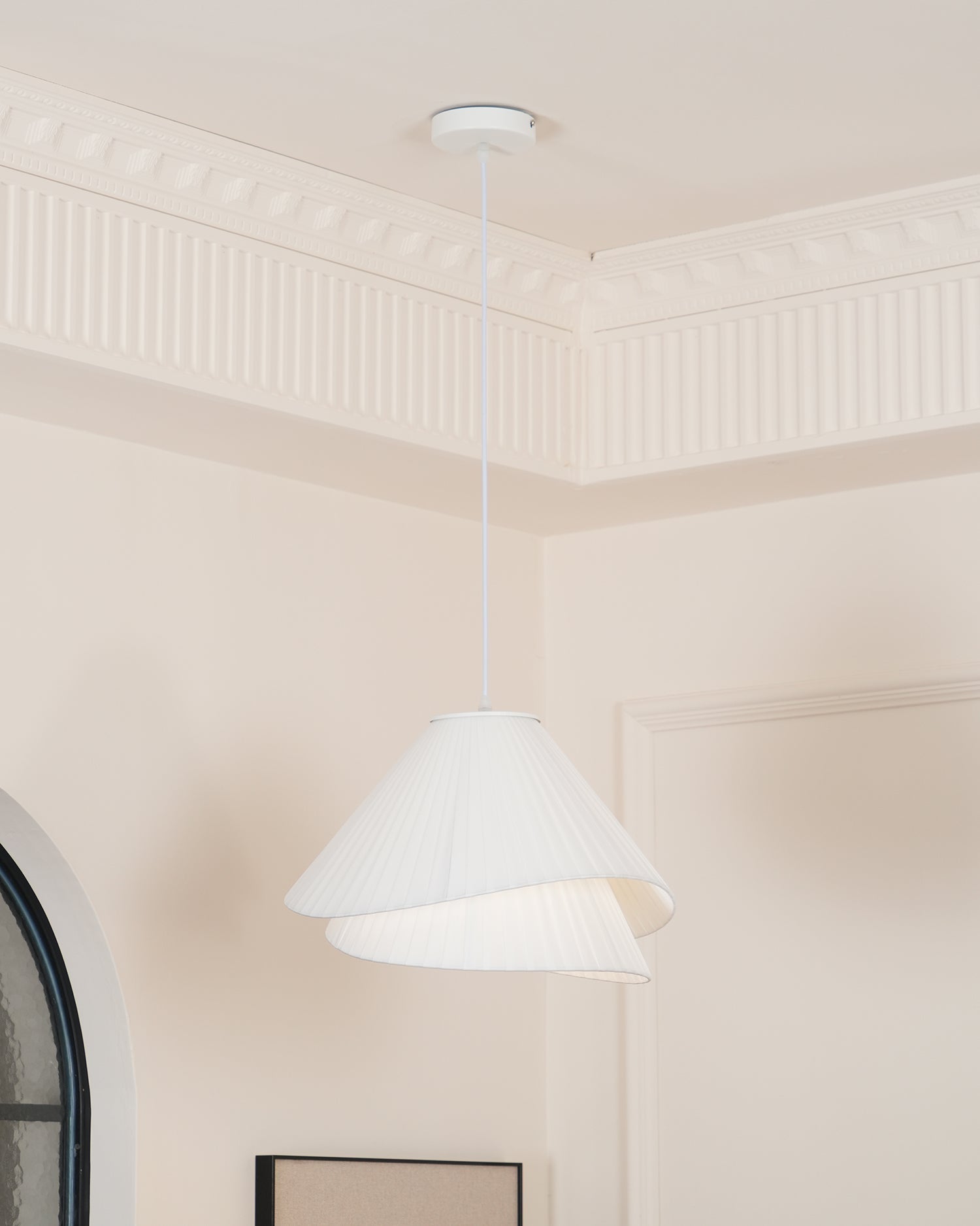 Tempo Pleated Pendant Light - Neutralighting