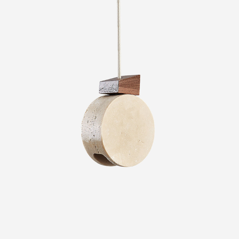 Ritta Pendant Light Geometry Travertine - Neutralighting