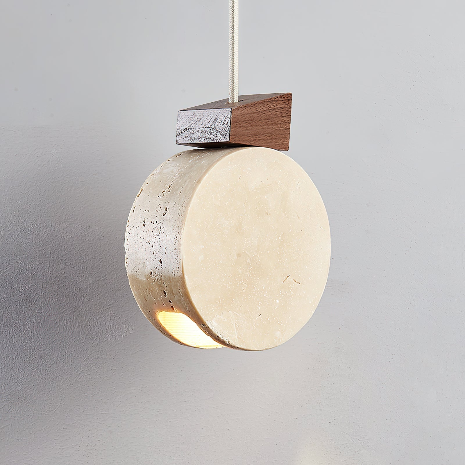 Ritta Pendant Light Geometry Travertine - Neutralighting
