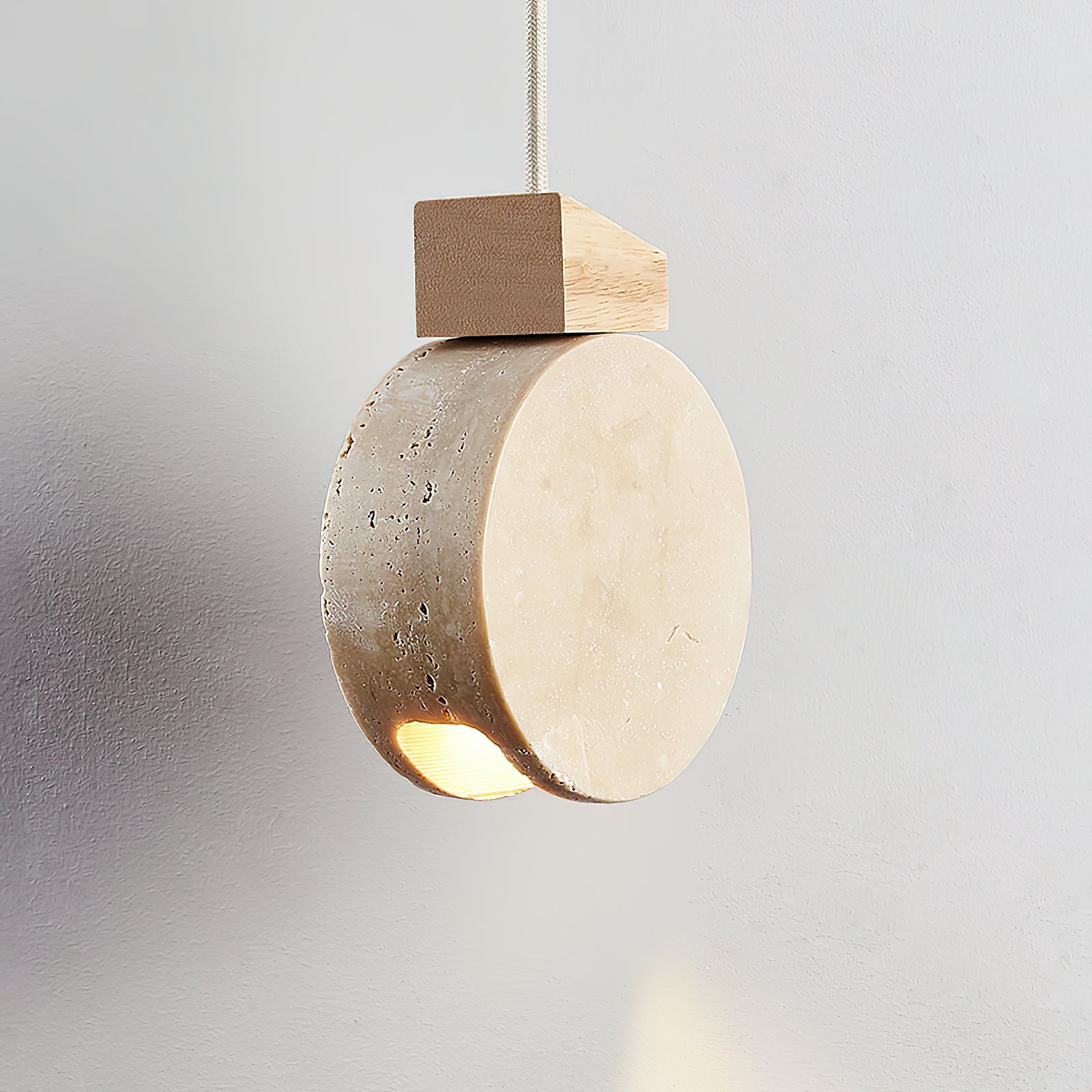 Ritta Pendant Light Geometry Travertine - Neutralighting