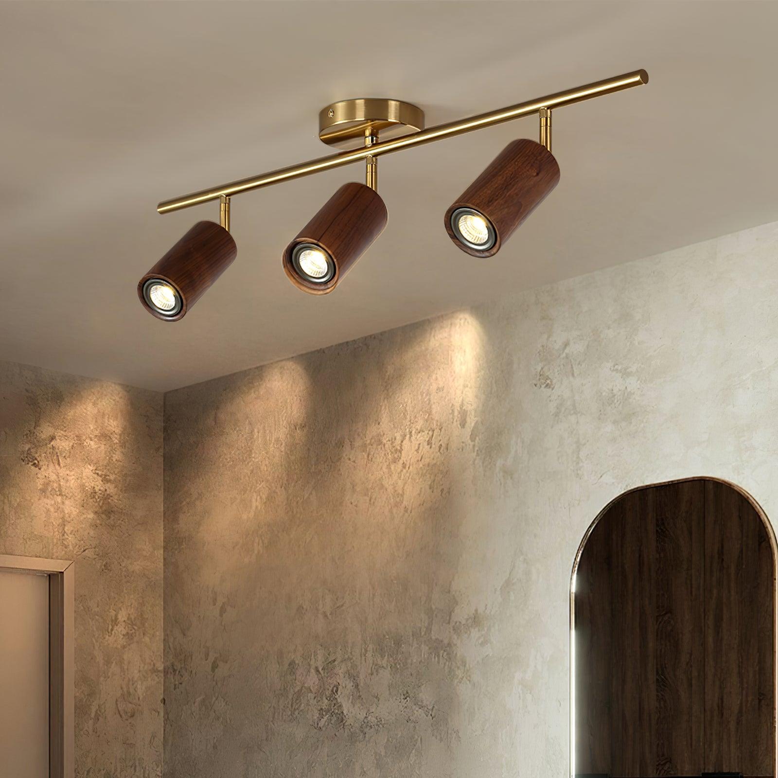 Liora Wooden Track Ceiling Light - Neutralighting