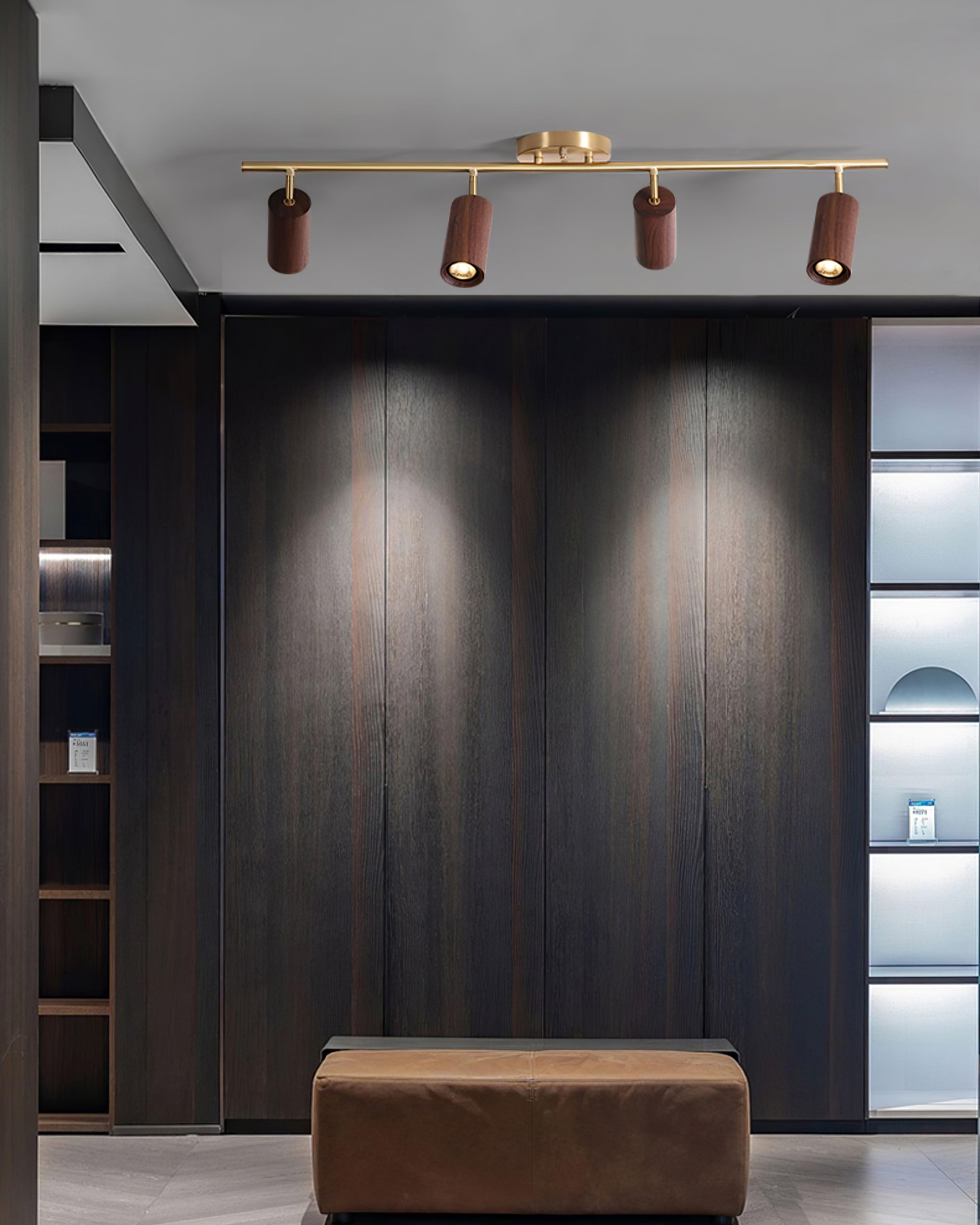 Liora Wooden Track Ceiling Light - Neutralighting