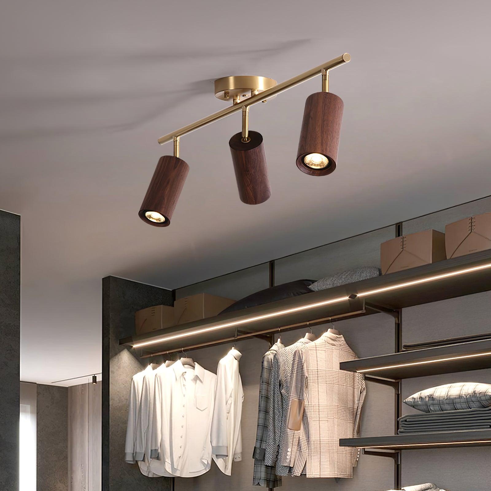 Liora Wooden Track Ceiling Light - Neutralighting
