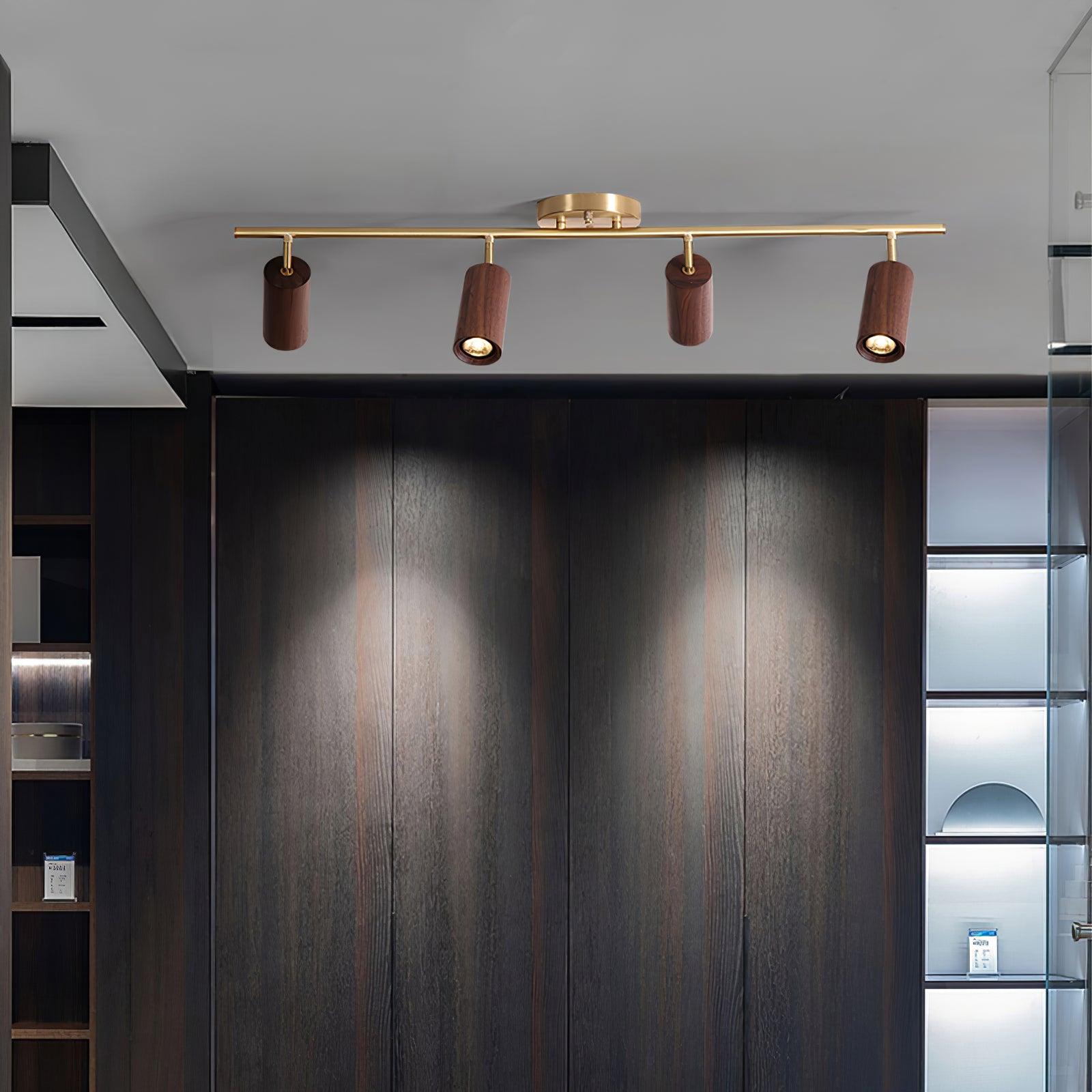 Liora Wooden Track Ceiling Light - Neutralighting