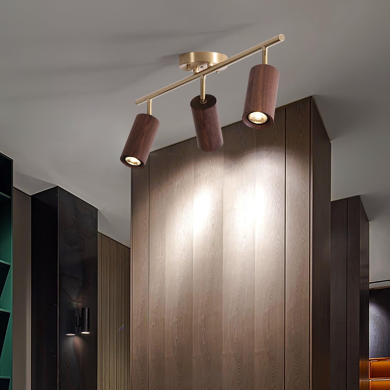 Liora Wooden Track Ceiling Light - Neutralighting