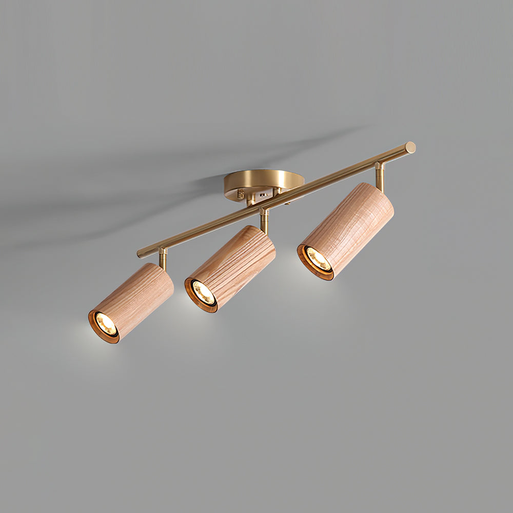 Liora Wooden Track Ceiling Light - Neutralighting