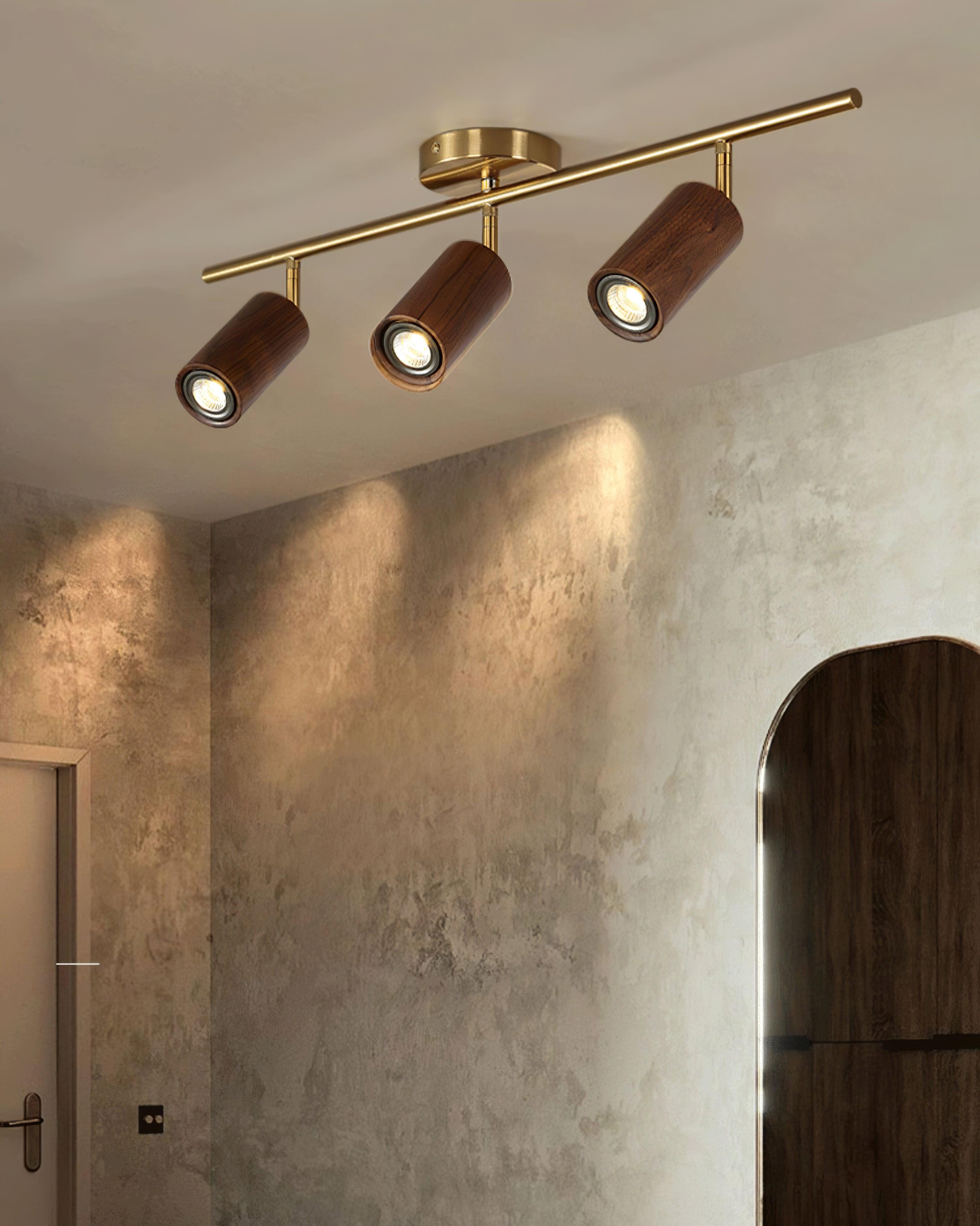 Liora Wooden Track Ceiling Light - Neutralighting