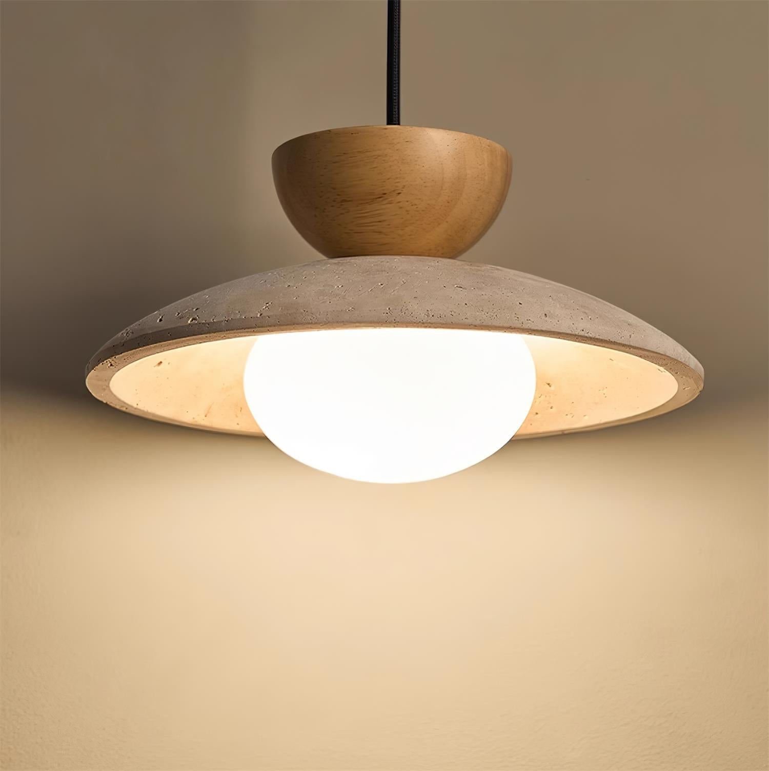 Cleo Travertine Pendant Lights - Neutralighting