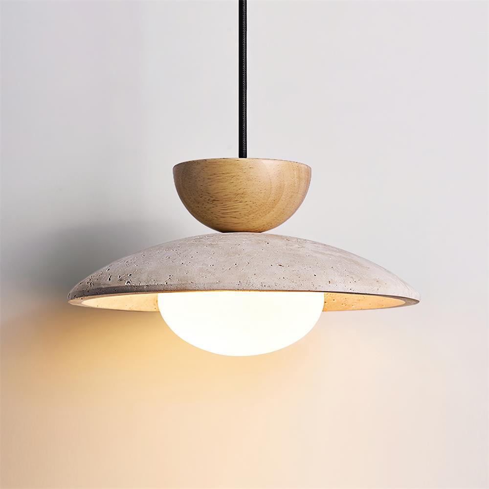Cleo Travertine Pendant Lights - Neutralighting