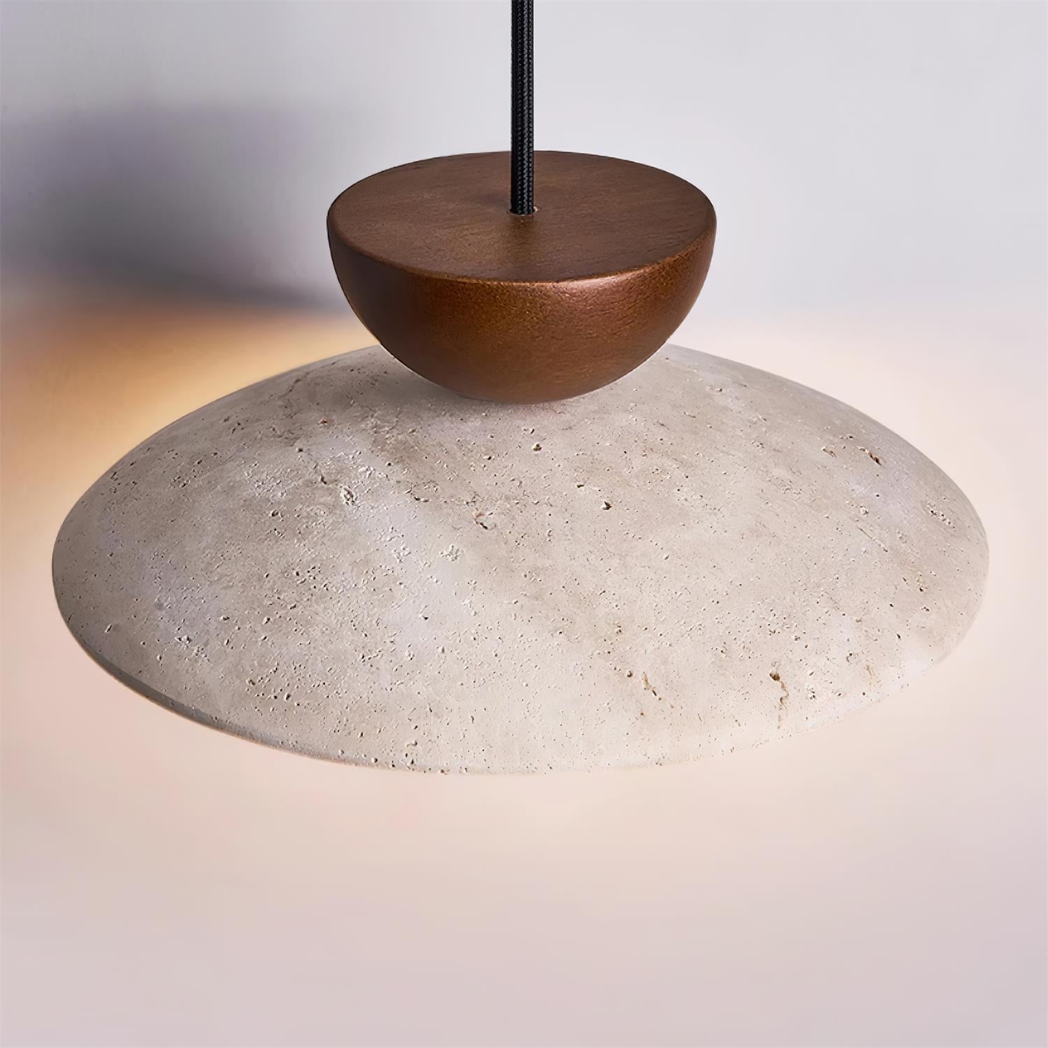 Cleo Travertine Pendant Lights - Neutralighting
