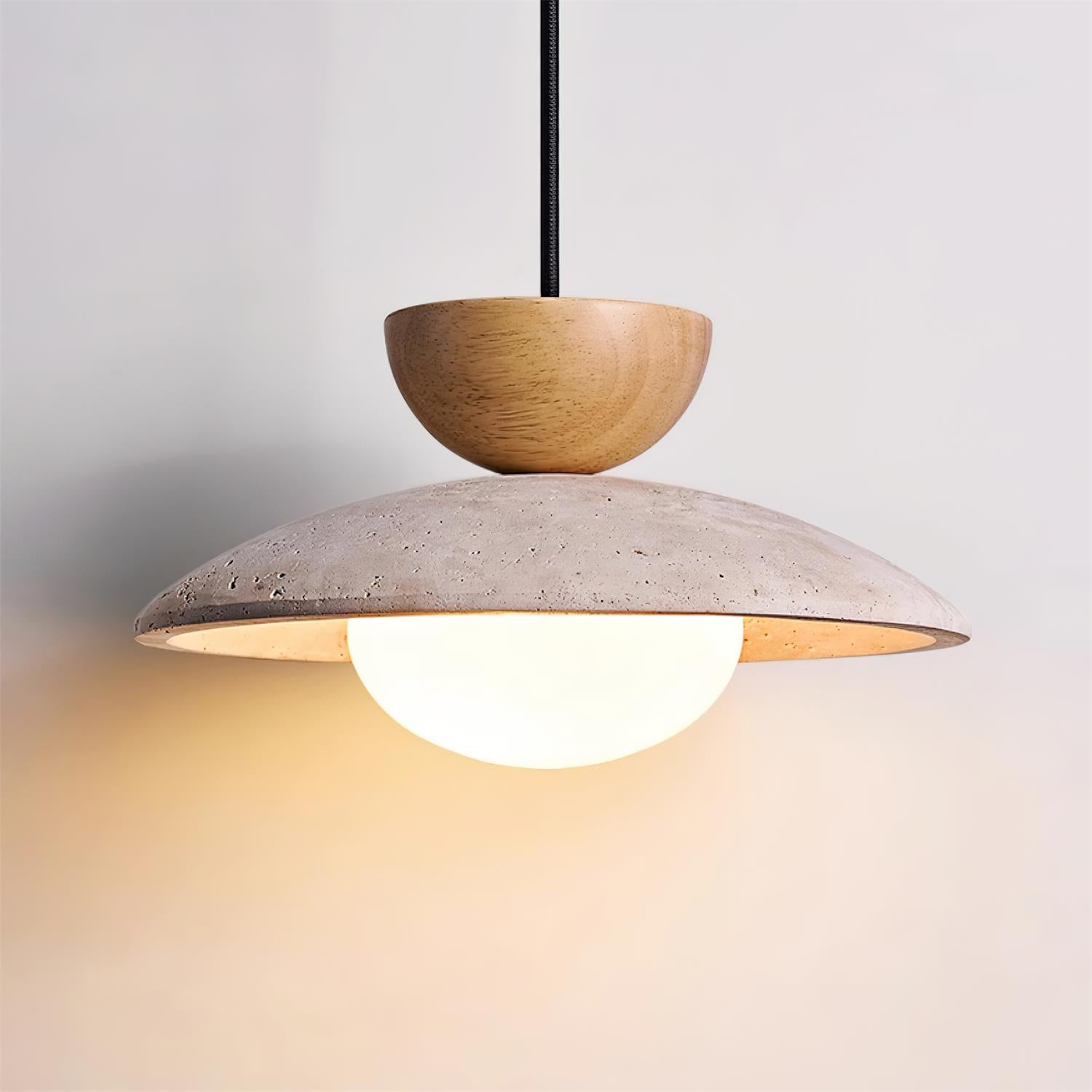 Ritta Modern Natural Travertine Pendant Lights - Neutralighting
