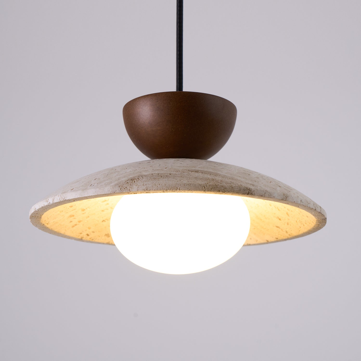 Cleo Travertine Pendant Lights - Neutralighting
