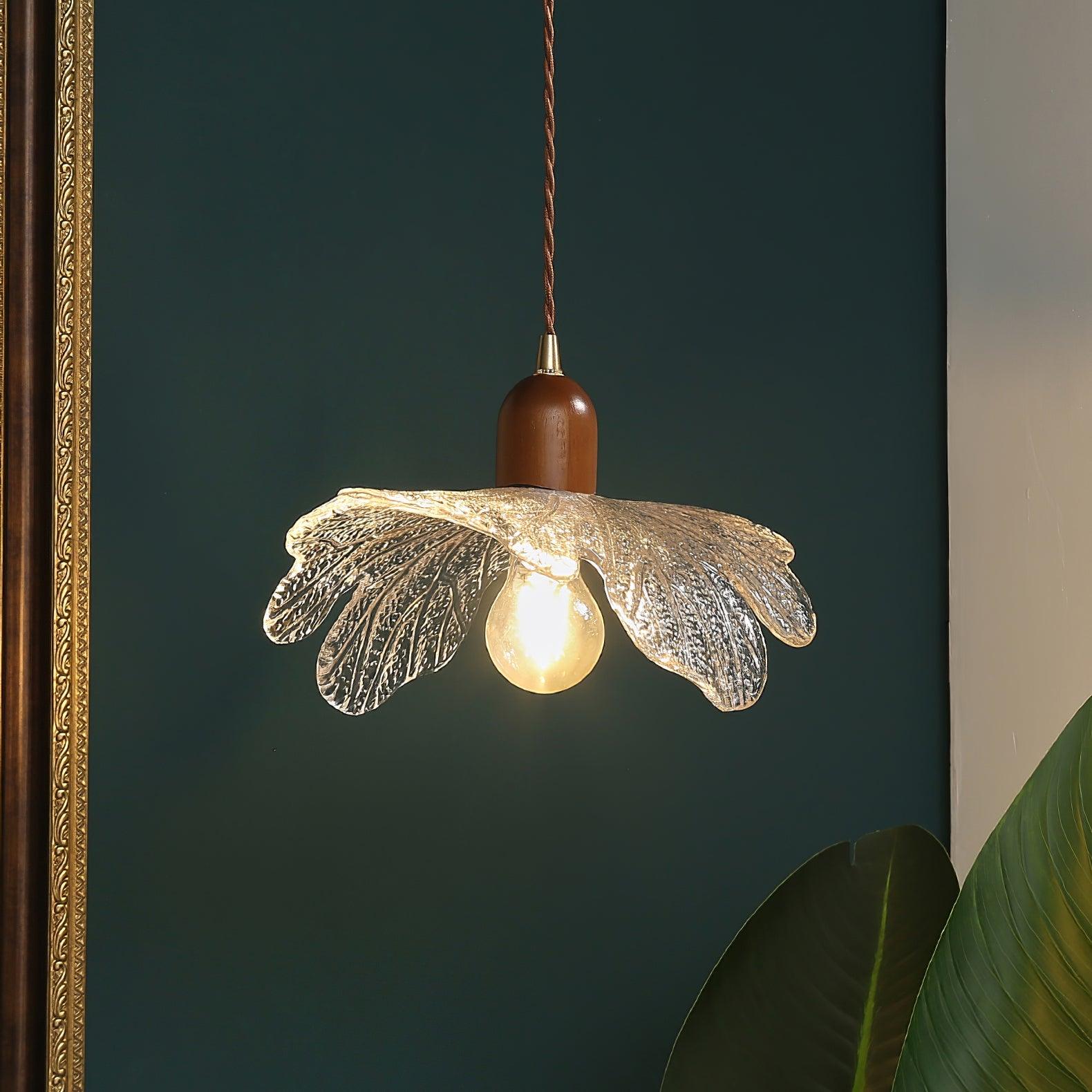Pendant Lamp Tiffany-Style Glass Floral Shade Art - Neutralighting