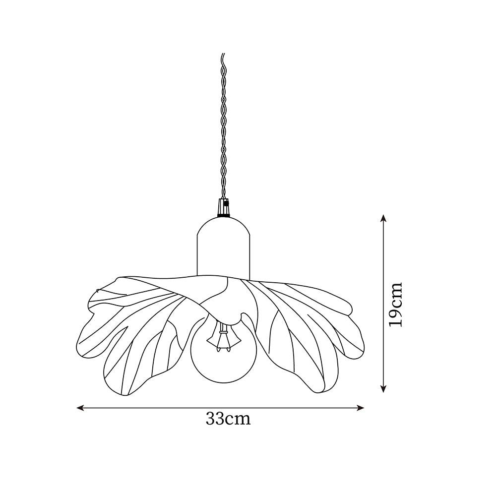 Pendant Lamp Tiffany-Style Glass Floral Shade Art - Neutralighting