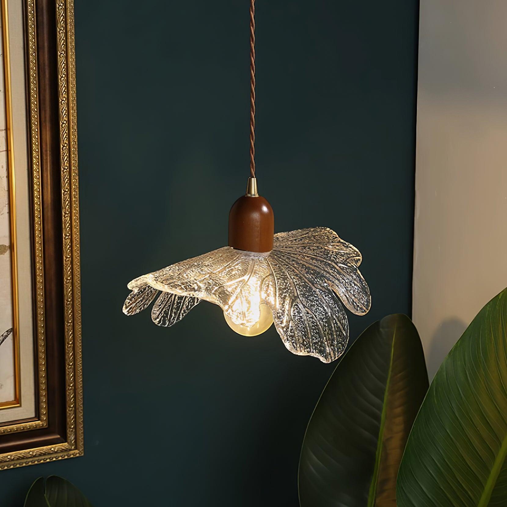 Pendant Lamp Tiffany-Style Glass Floral Shade Art - Neutralighting