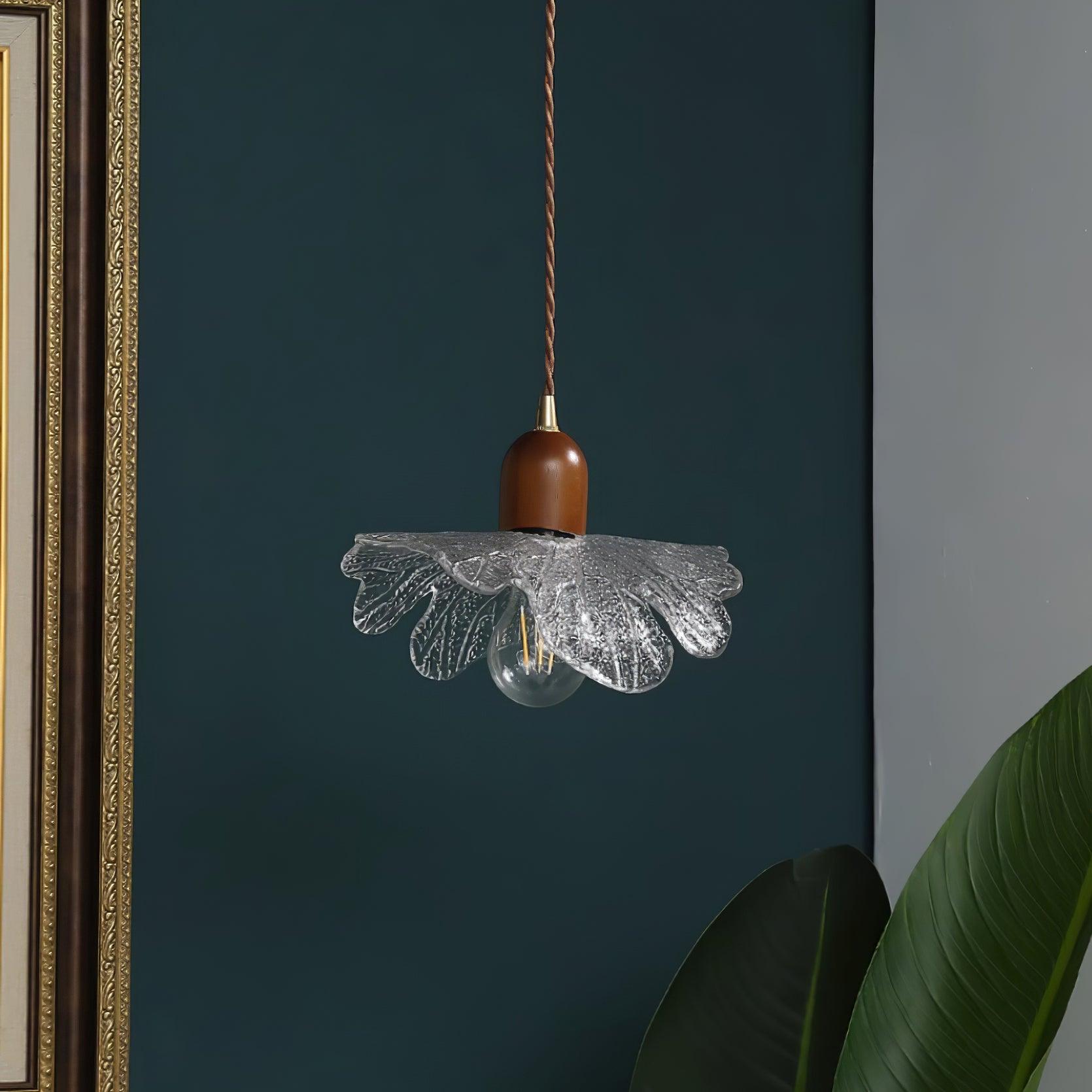 Pendant Lamp Tiffany-Style Glass Floral Shade Art - Neutralighting