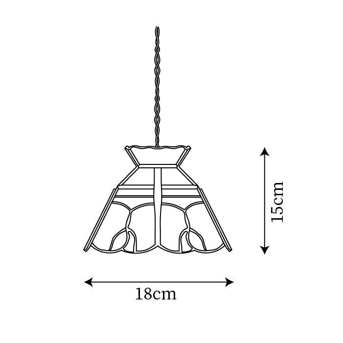 Eldine Stained Glass Pendant Light - Neutralighting