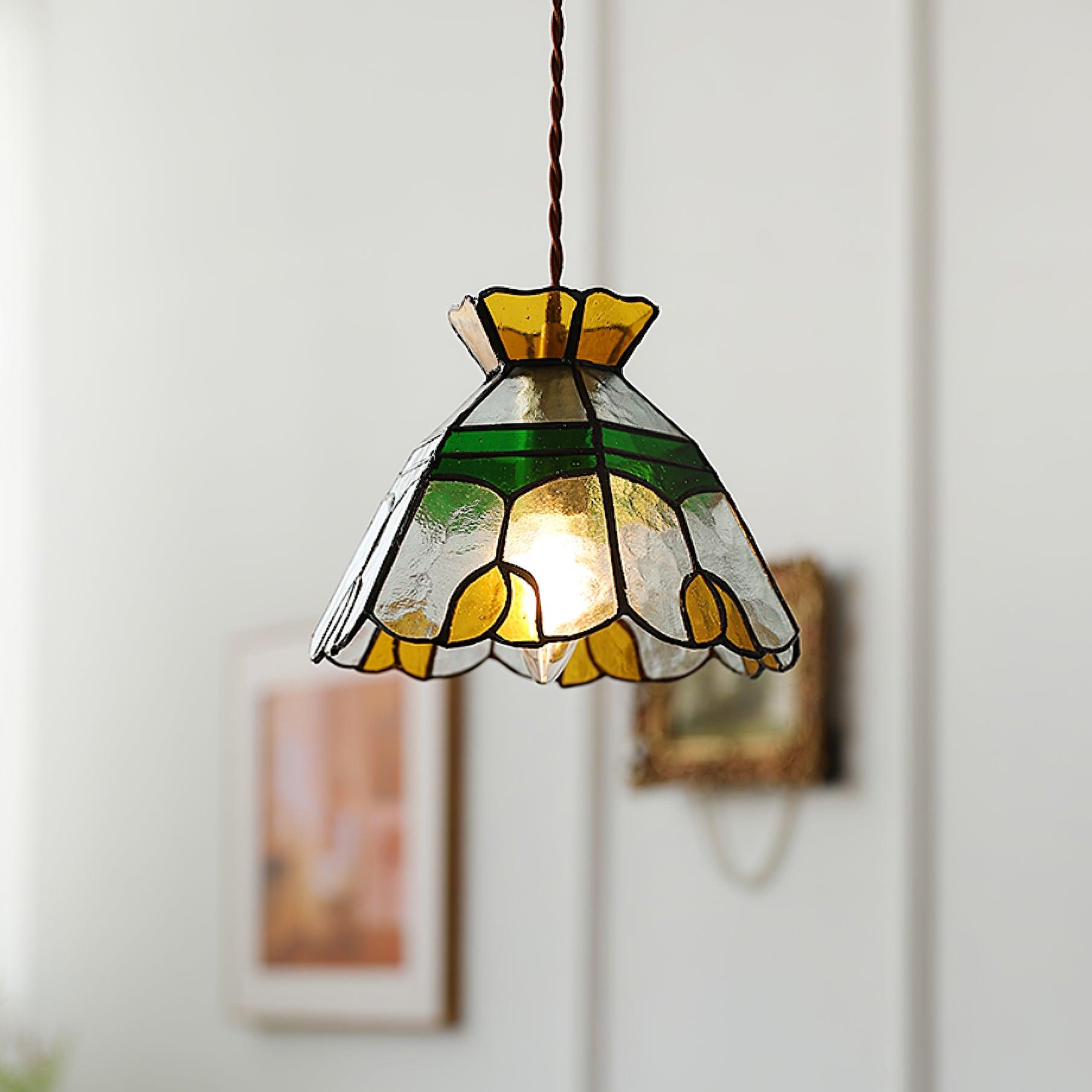 Eldine Stained Glass Pendant Light - Neutralighting