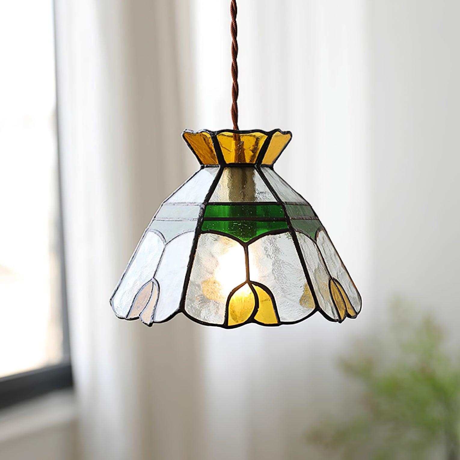 Eldine Stained Glass Pendant Light - Neutralighting