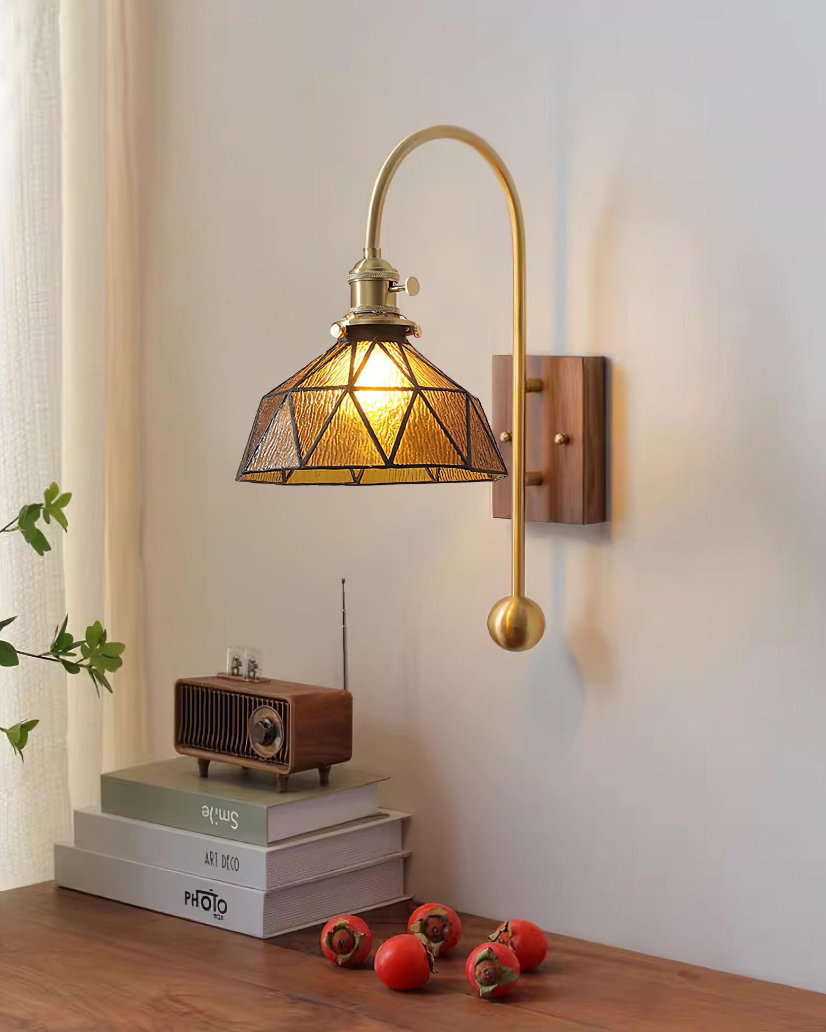 Vorelle Vintage Stained Wall Light - Neutralighting