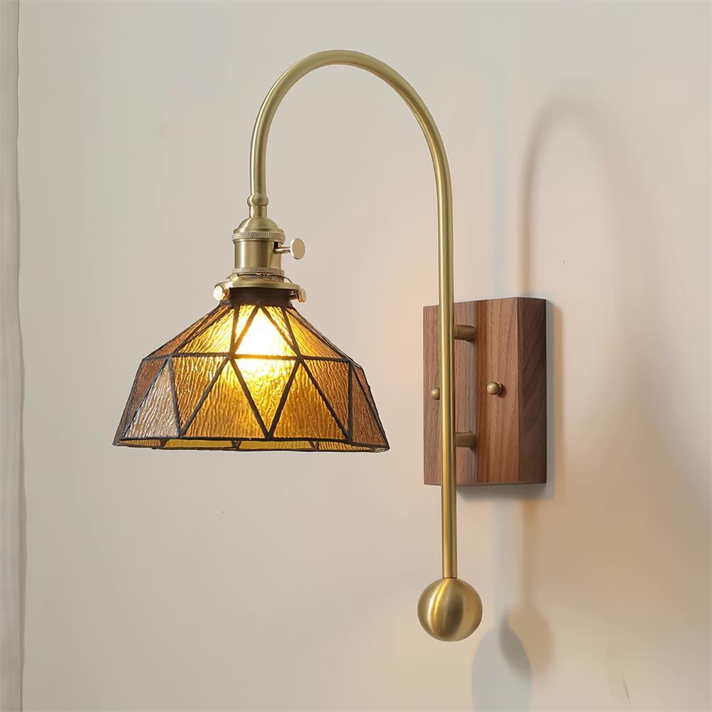 Vorelle Vintage Stained Wall Light - Neutralighting