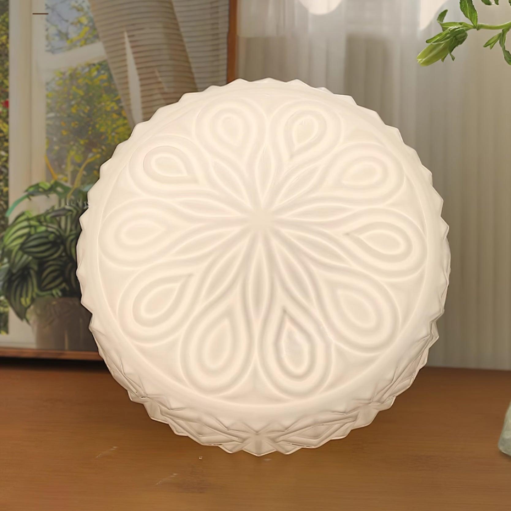 Evale Frosted Glass Flush Mount Ceiling Light - Neutralighting