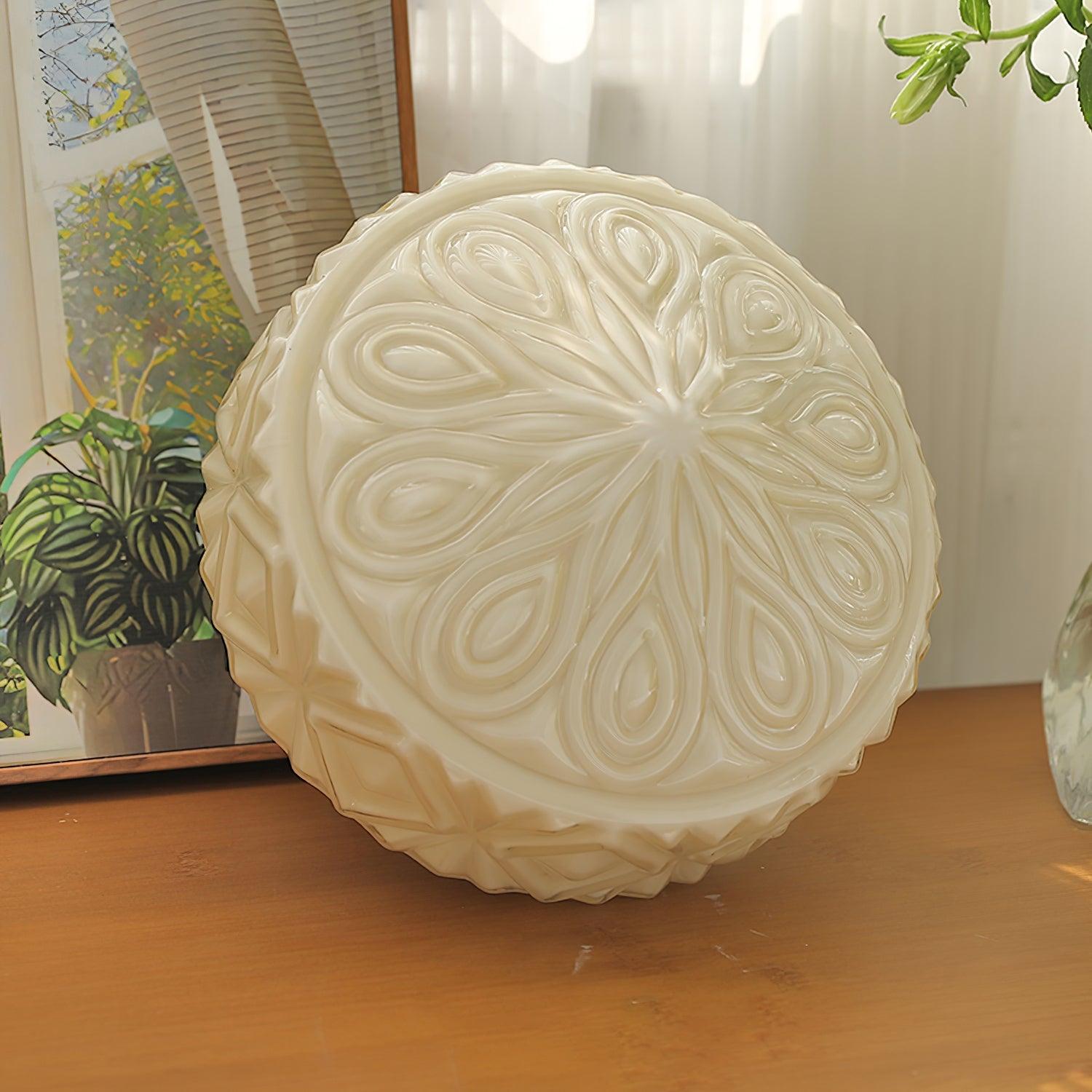 Evale Frosted Glass Flush Mount Ceiling Light - Neutralighting