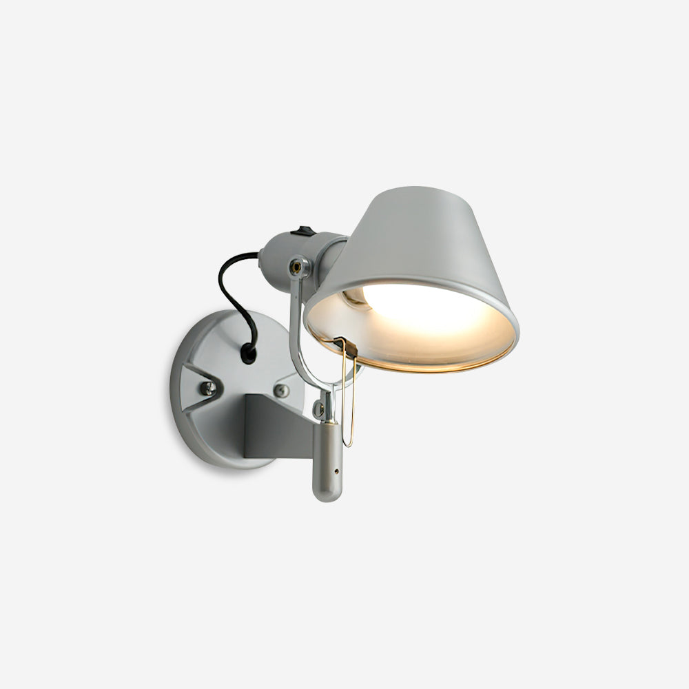 Wall Lamp Metal Body Conical Shade Adjustable Modern Minimalist - Neutralighting