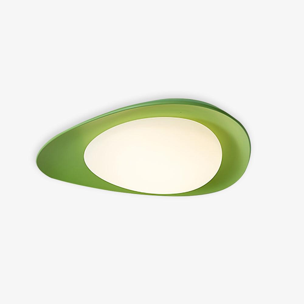 Blex Ceiling Lamp Green&Beige Pebble Shape - Neutralighting