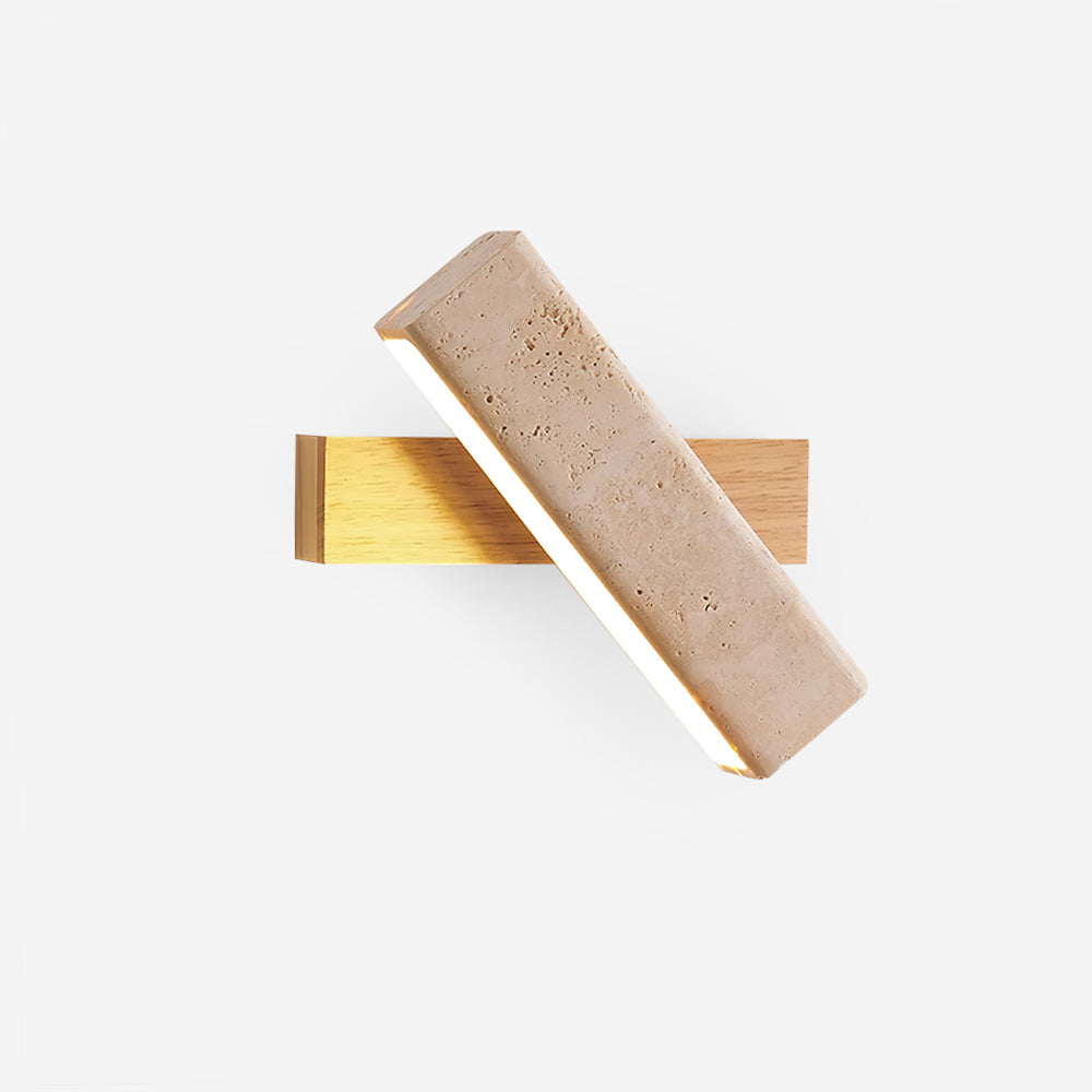 Orbit Travertine Rotating Wall Lamp - Neutralighting
