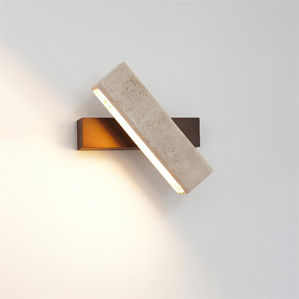 Orbit Travertine Rotating Wall Lamp - Neutralighting