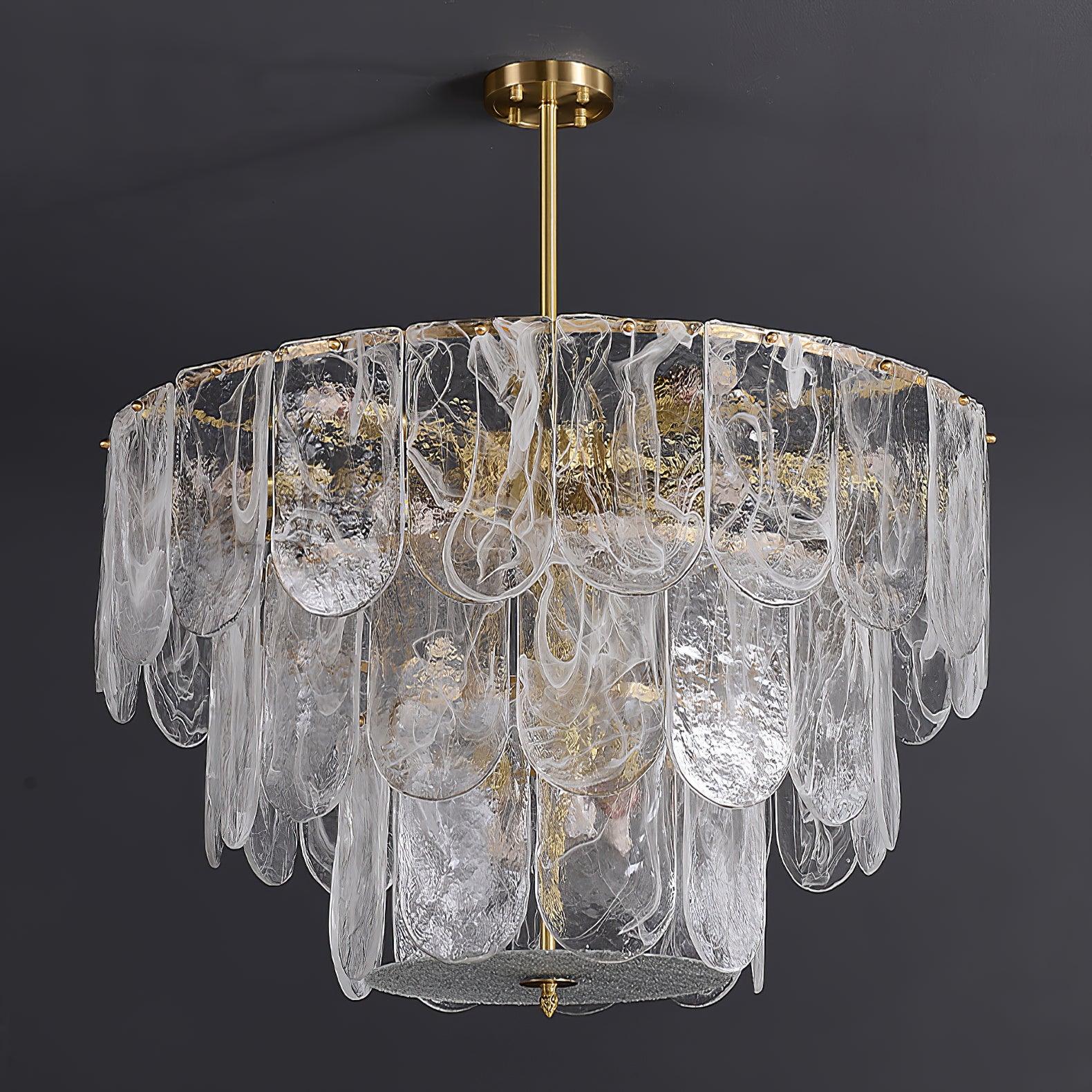 Traditional Classic Glass Chandelier - Blowlighting