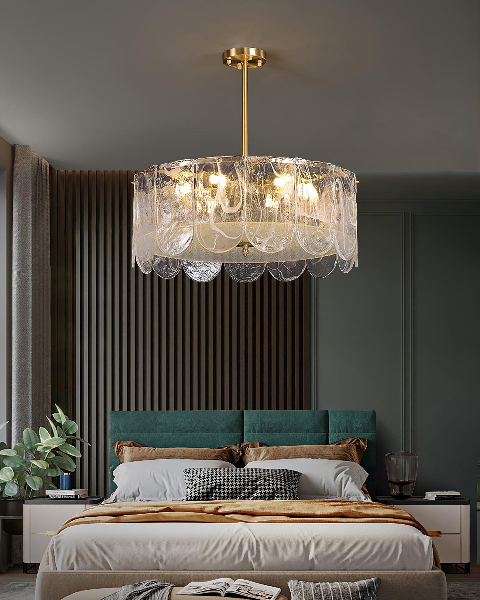 Traditional Classic Glass Chandelier - Blowlighting