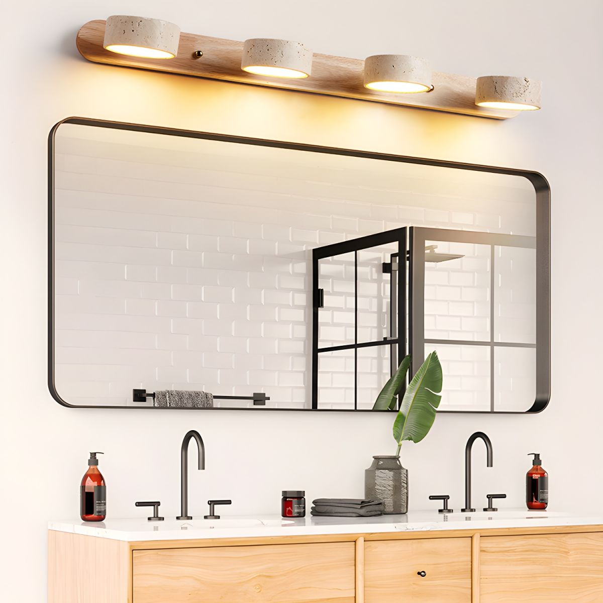 Tuelo Travertine Indoor Wall Light Neutral - Neutralighting