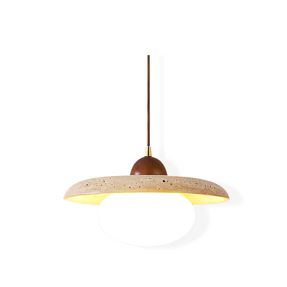 Ritta Travertine Pendant Light Six Style - Neutralighting