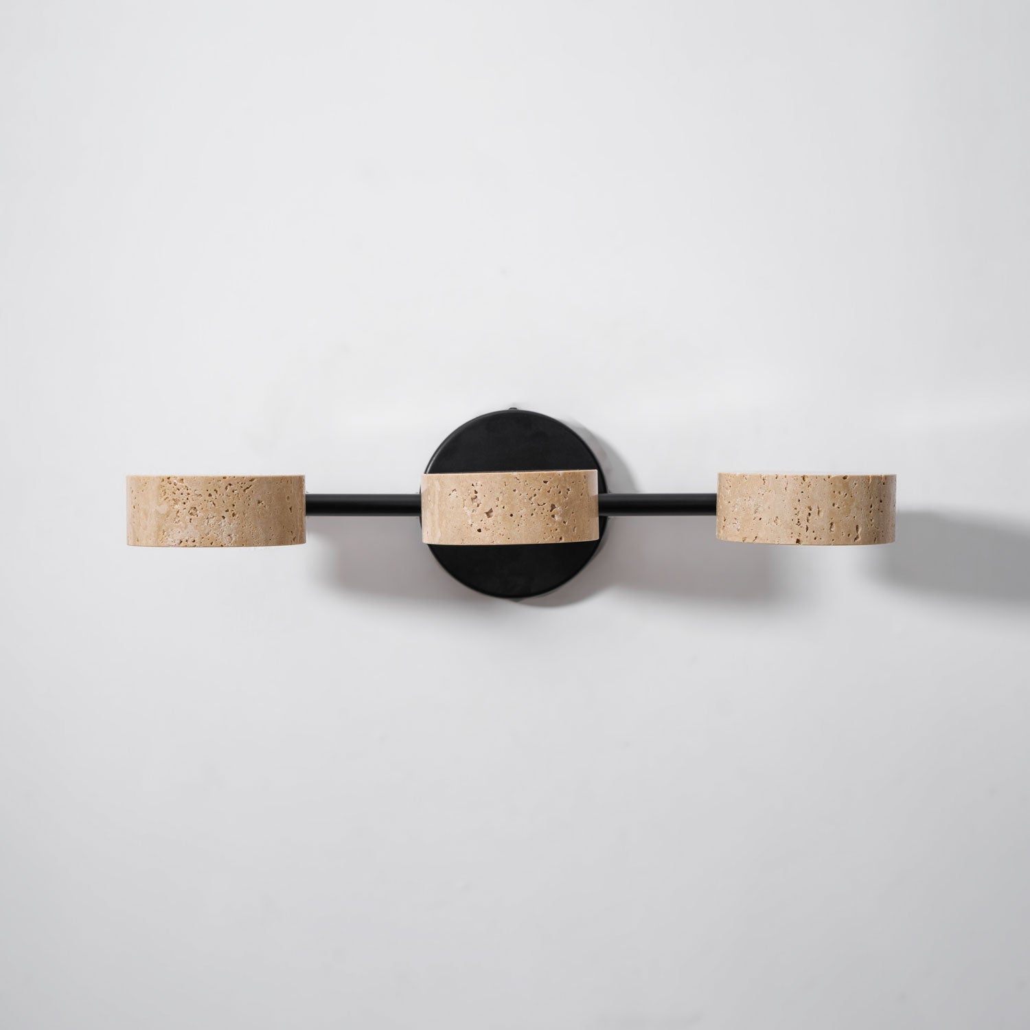 Ceshair Wall Light Multi Head Travertine Vanity Light - Neutralighting