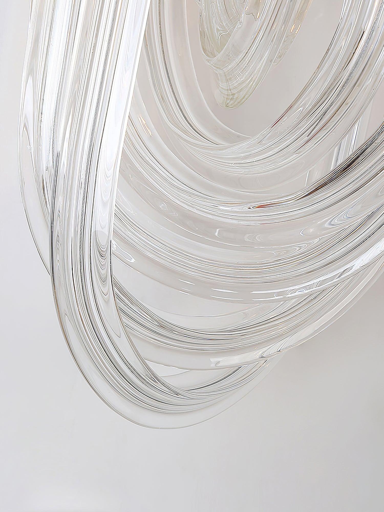 Aurora Wall Lamp Trevi Murano Glass Gold Modern Luxury