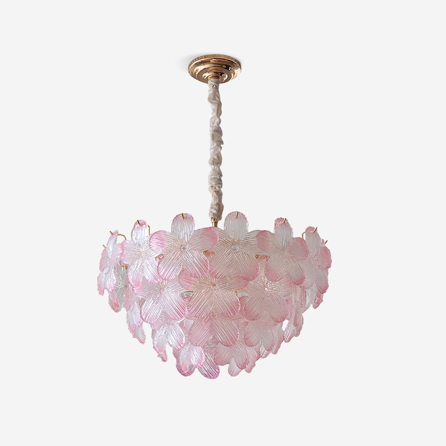 Cavine Pink Glass Flower Chandelier - Neutralighting
