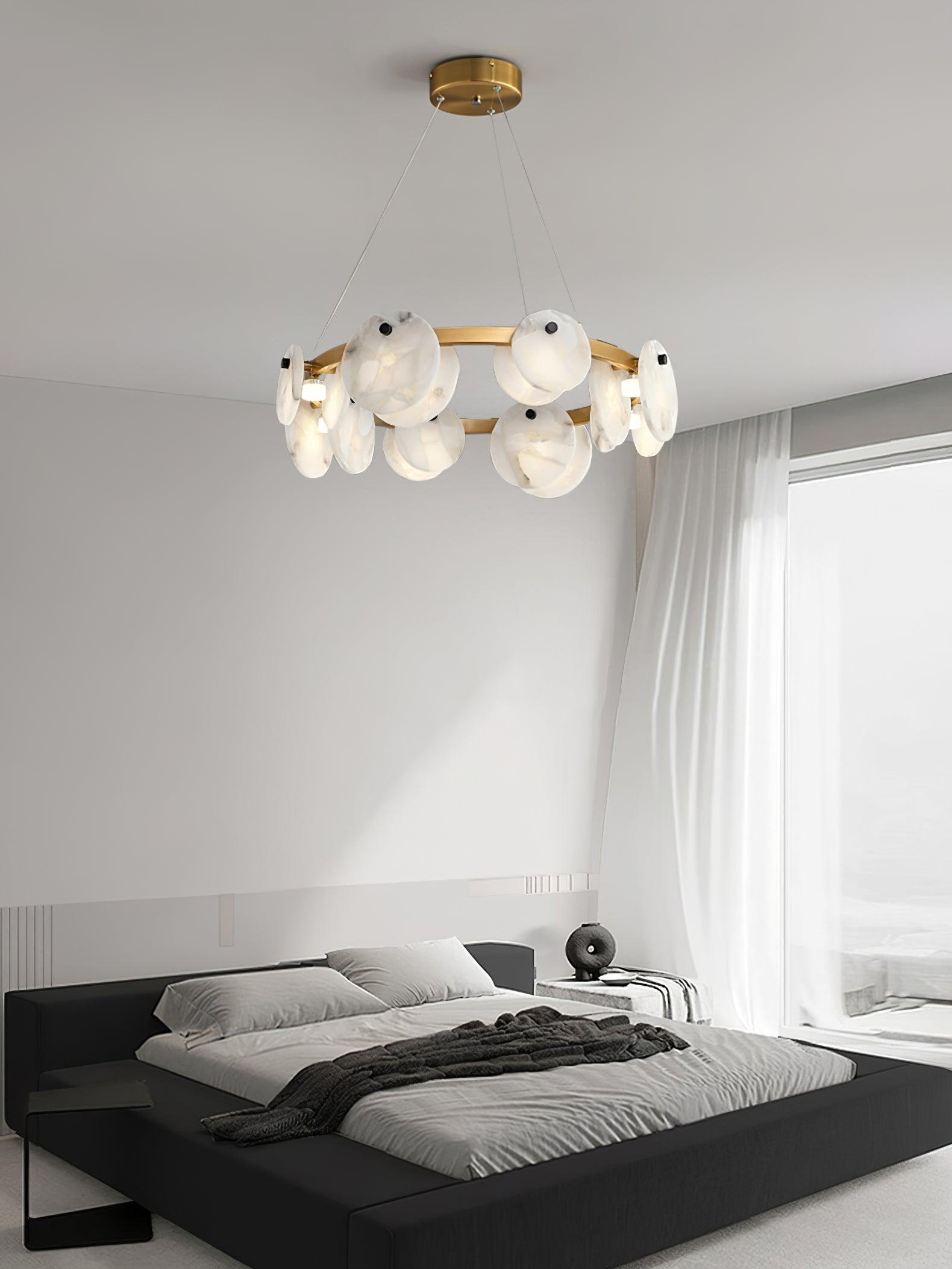 Olveneth Alabaster Chandelier - Neutralighting