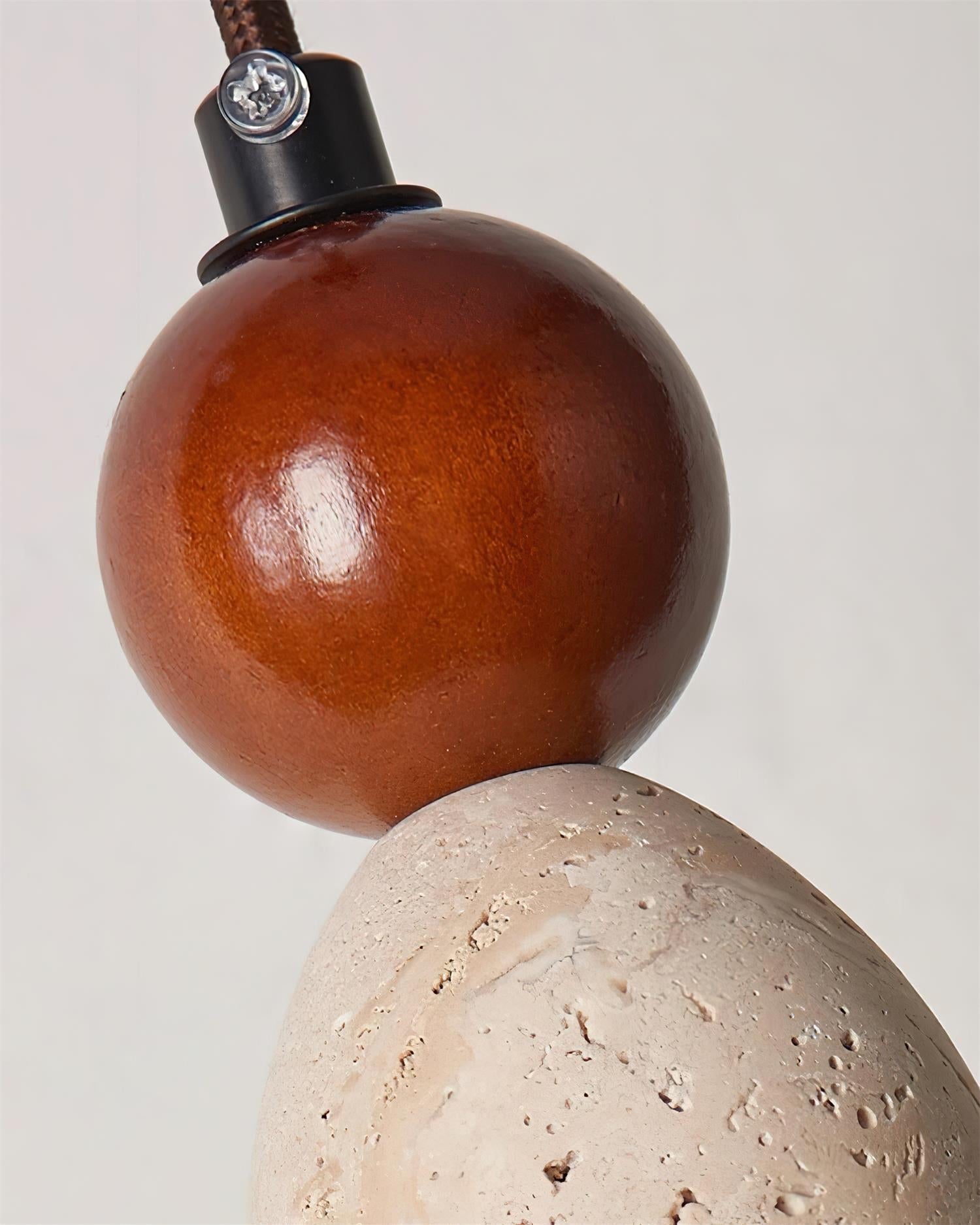 Ritta Triple Sphere Pendant Light Travertine - Neutralighting