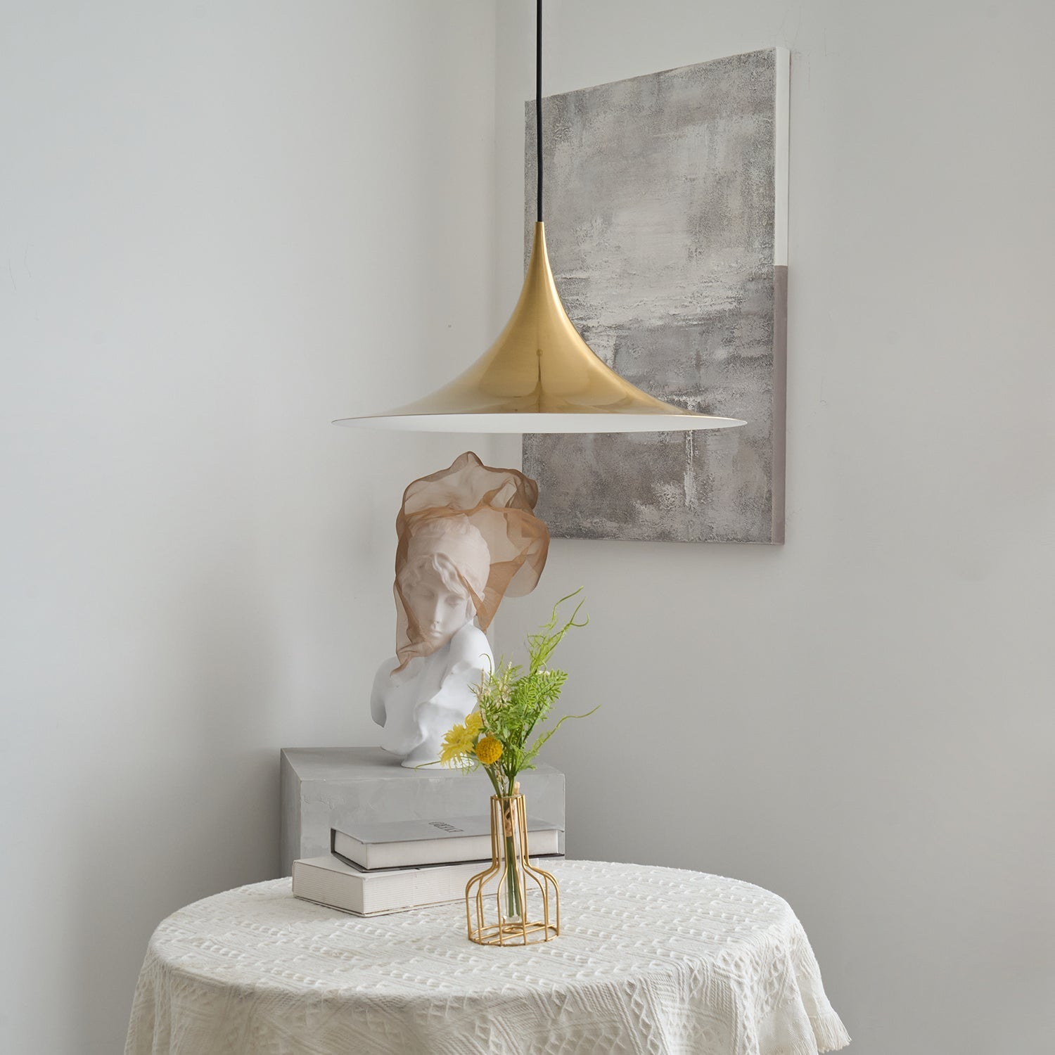 Pendant Lamp Slim Neck and Wide Flare Contemporary Dining - Neutralighting