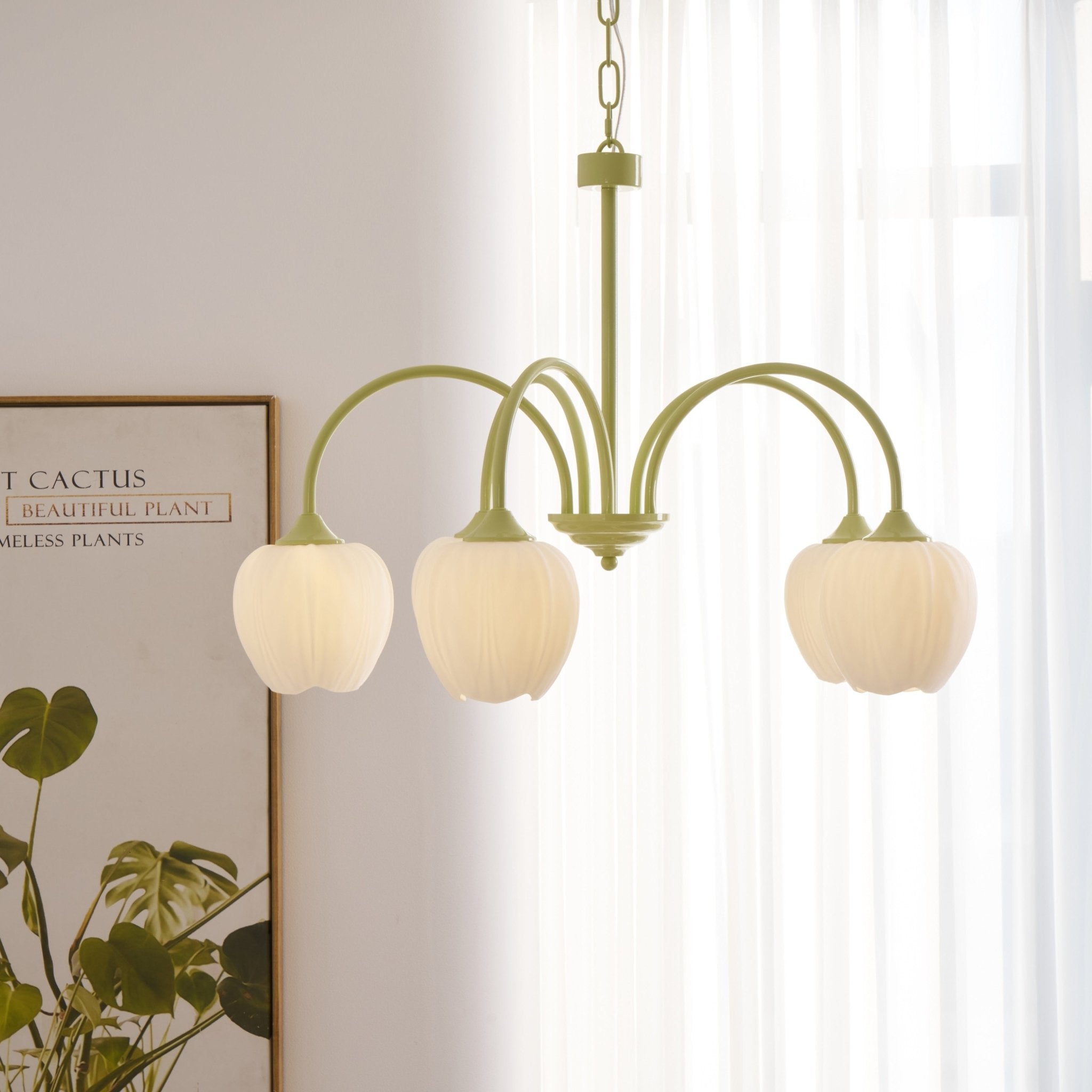 Tulip Fresh Chandeliers Glass - Neutralighting