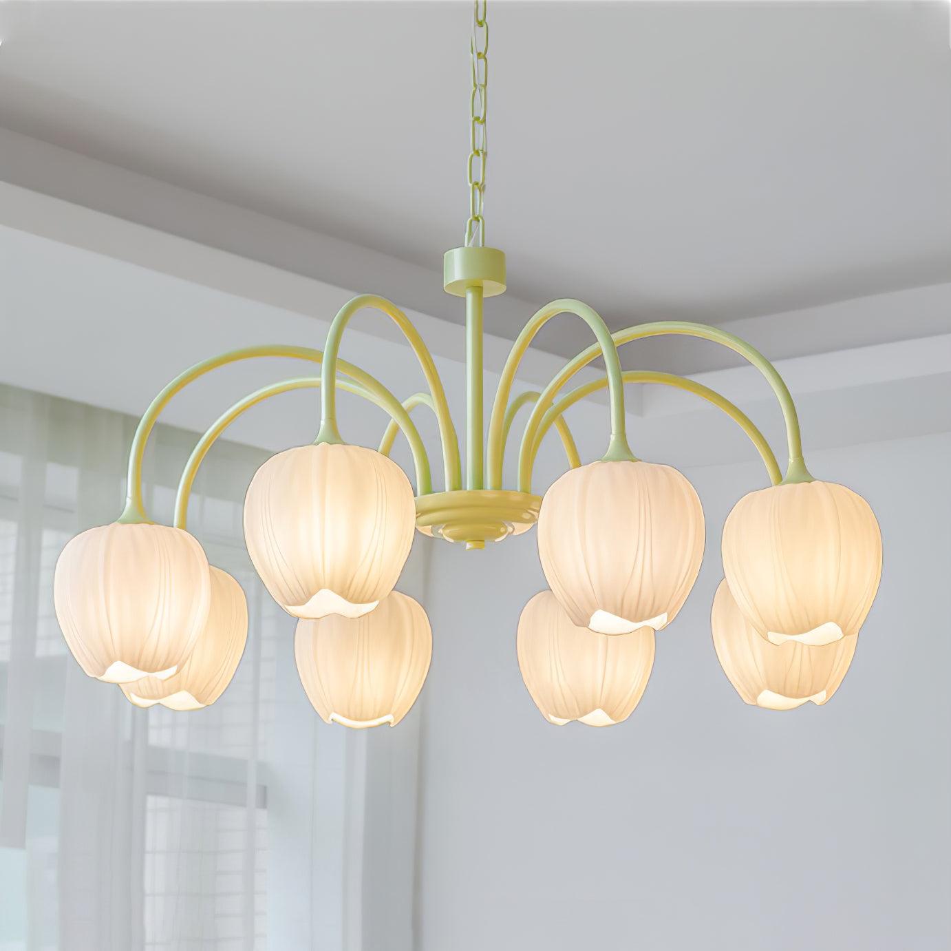 Tulip Fresh Chandeliers Glass - Neutralighting