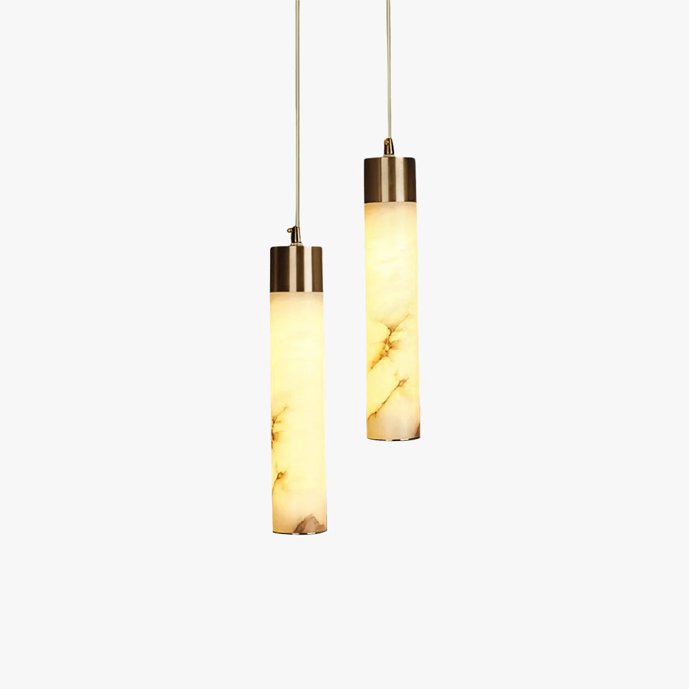 Dike White Alabaster Pendant Light - Neutralighting
