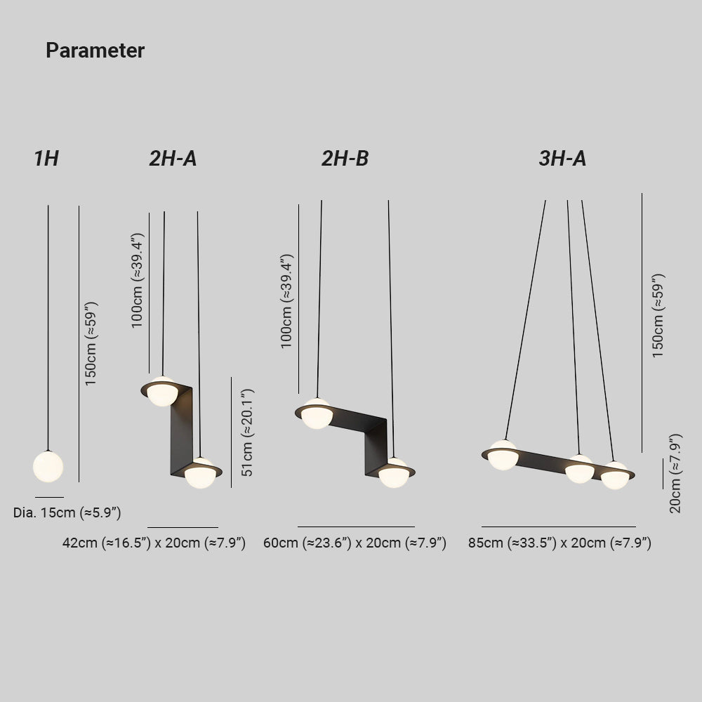 Selan Black Glass Pendant Lamp - Neutralighting