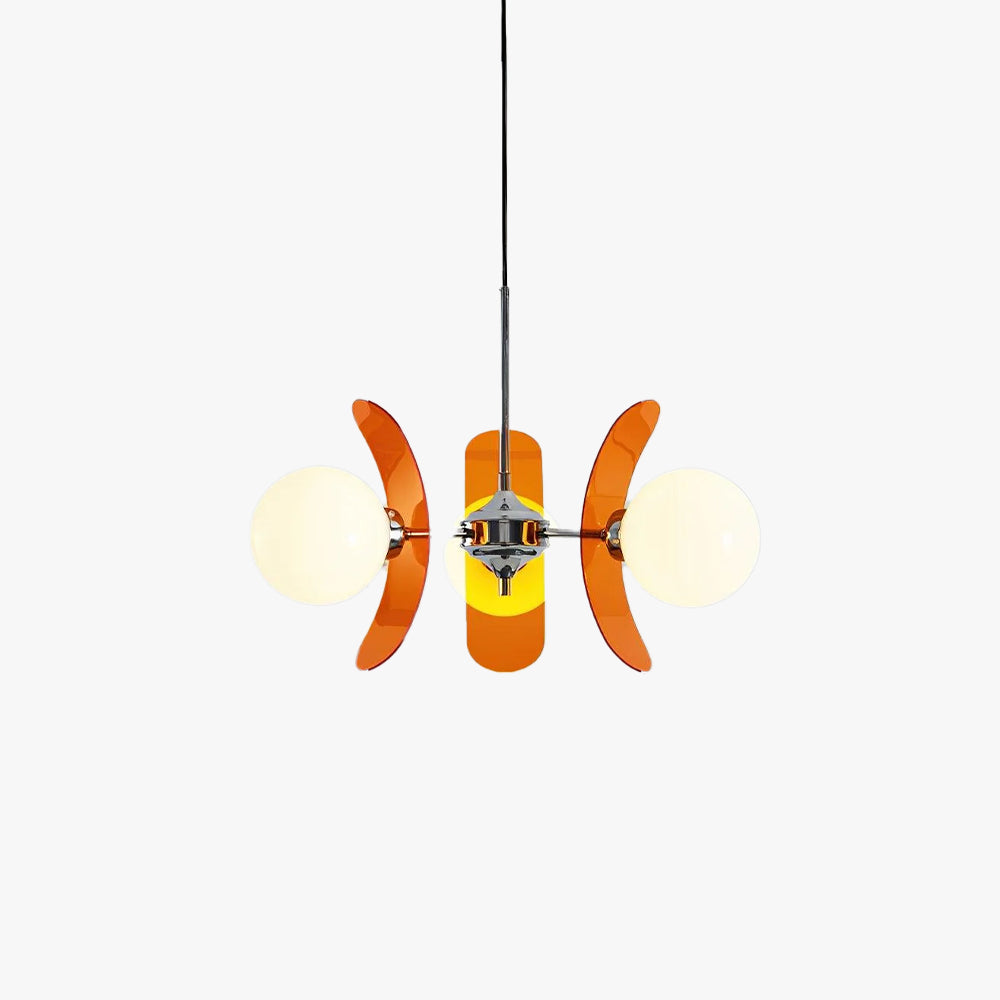 Ulano Chandelier Brown &Orange - Neutralighting