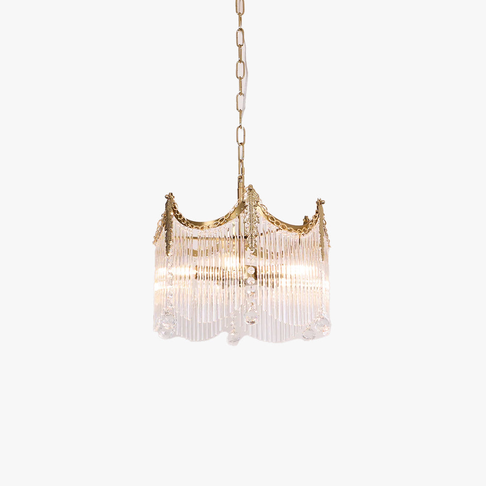 Elias Chandeliers Luxurious Glass Farmhouse - Neutralighting
