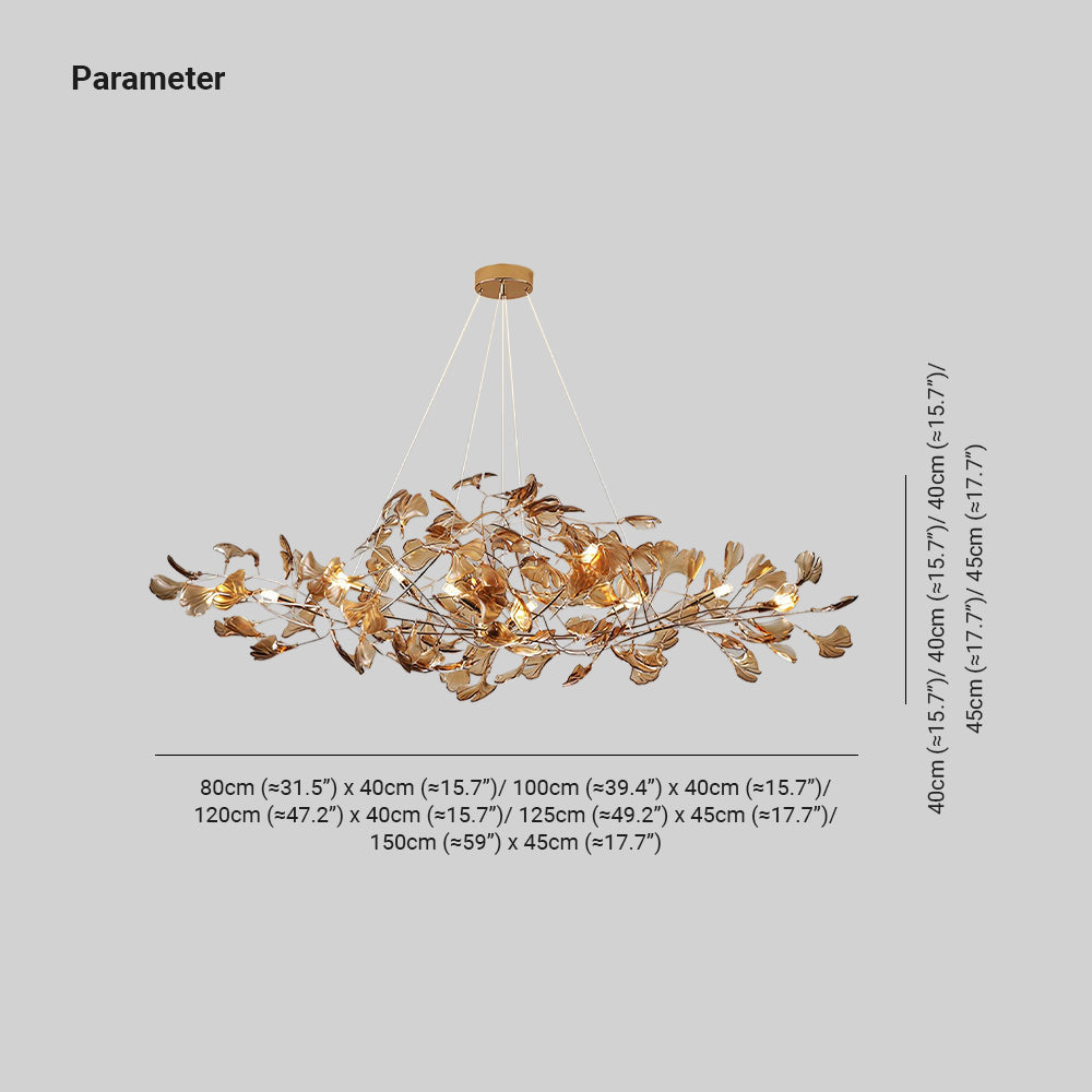 Ava Ginkgo Chandeliers - Neutralighting